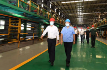 市領(lǐng)導(dǎo)一行來我公司督查中秋、國慶安全